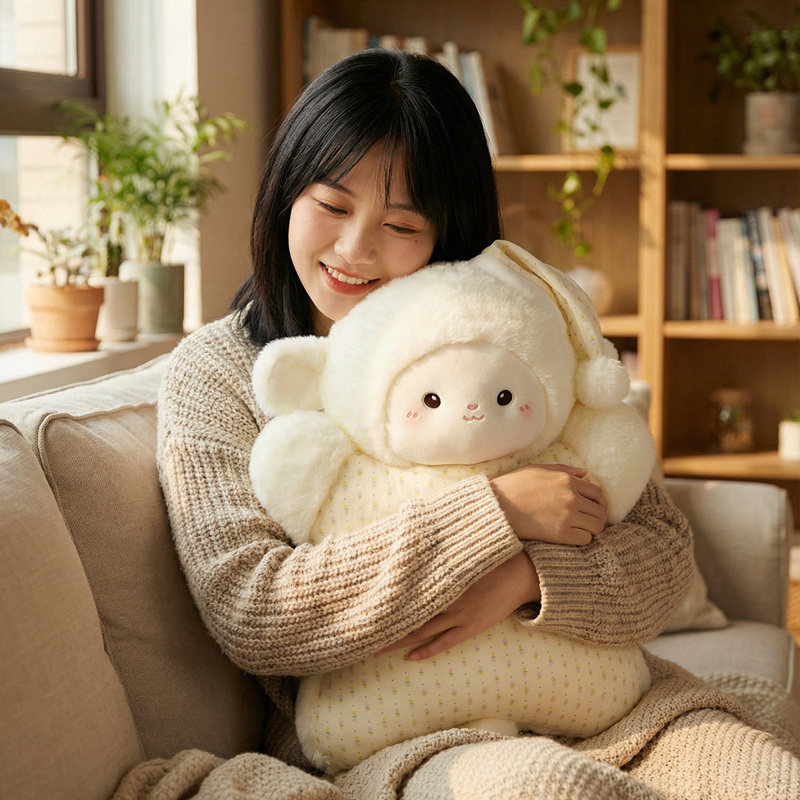 可爱豆袋安抚抱枕动物玩偶超大减压毛绒玩具柔软娃娃送女生日礼物,淘宝优惠券,粉丝福利购,淘宝优惠卷
