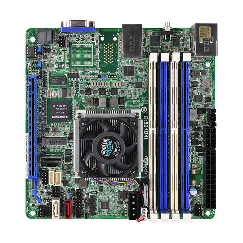 ASROCK/华擎科技 D1521D4I 集成CPU服务器主板Intel Xeon D1521 - 图0