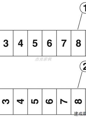 议价德国phoenix菲尼克斯端子标记条标识号ZB 16 空白可印08274