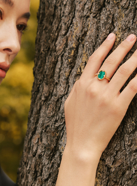 Fellala/翡拉拉「如意」系列时尚指戒原创高级感潮流戒指