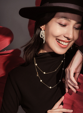 fellala翡拉拉原创设计毛衣链