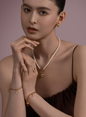 「新品」Fellala/翡拉拉「幸运锁」爱心锁手链轻奢生日520礼物女