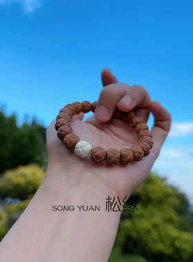 猛犸牙星芒珠沙发珠单圈手串配饰