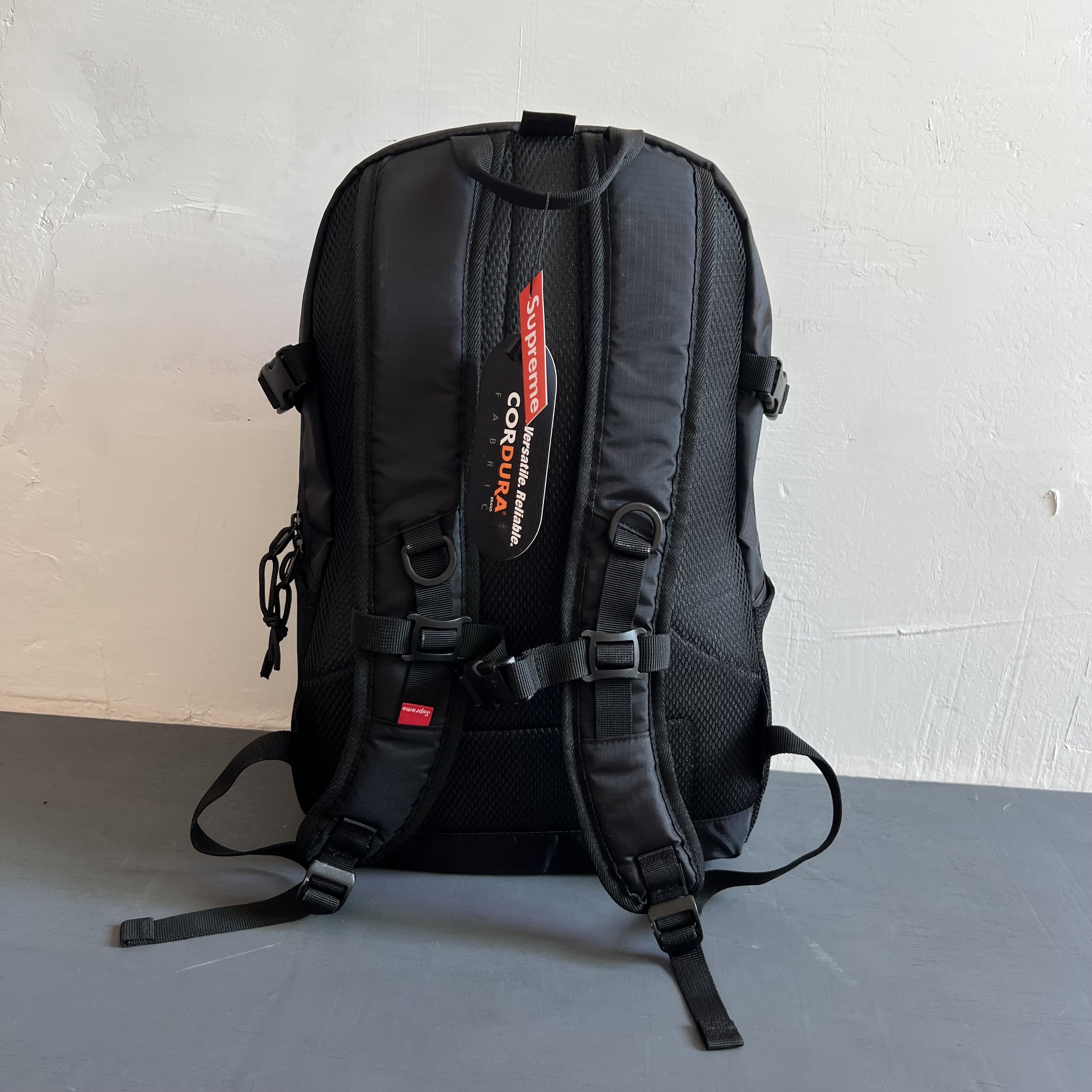 潮牌Sup17ss 42th Backpack Cordura 3M反光双肩背包学生书包 - 图2