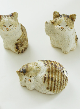 爱悦居日本进口桌面小摆件招财猫