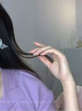 超仙网纱蝴蝶结耳环水钻流苏