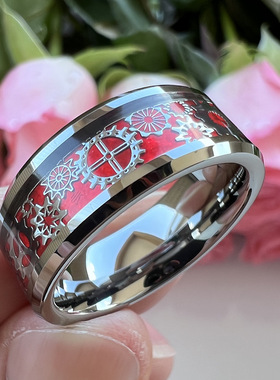 Steampunk Vintage Silver Color Gear Wheel Stainless Steel