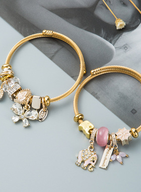 New in Evil Eye Butterfly Love Bracelet for Women Metal