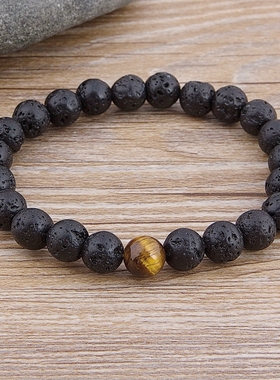 TYO Custom Female Male Marble Bead Tiger Eye Bead Blue Bead