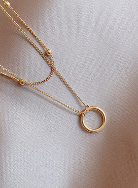 New Trend Stainless Steel Double Layer Bead Annulation