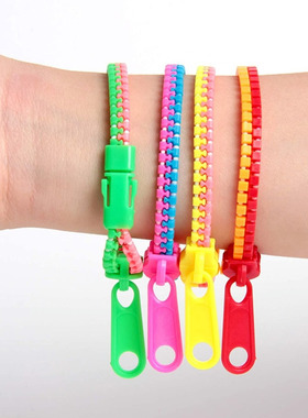 5/10 Pcs Creative Zipper Bracelet Toy Stress Reliever Focus