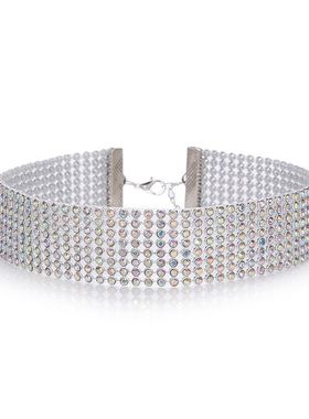 TOP Quality Cool Shiny Rhinestone Bundle Neck Popular