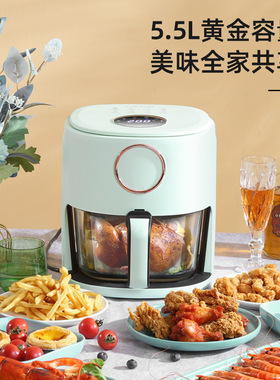 先科可视空气炸锅礼品家用5L大容量全自动多功能烤箱礼品BV