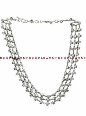 kammerhopa 设计师品牌925银中号骷髅拼接多层次感项链新品25款