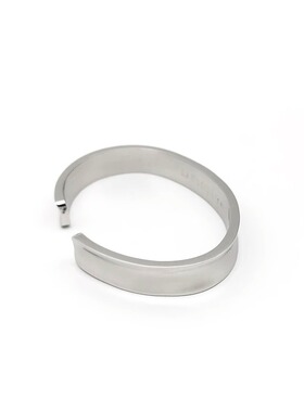 KAMMERHOPA 设计师品牌凹弧型简洁厚手镯925纯银小众男女同款新品