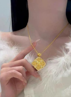 越南沙金吉祥如意吊坠项链女时尚