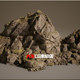 UE5 Unreal High Quality Realistic Snow Rocks Wet Stones Moss Stones Material Adjustable Material Model