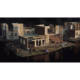 Unity/3Dmax/C4D/FBX/UE realistic building ruins wreckage damaged car doomsday model material