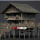 UE5 Unreal Realistic Ancient Style Architecture Old Society Market Stalls Props Ancient Characters Farmers Fishermen