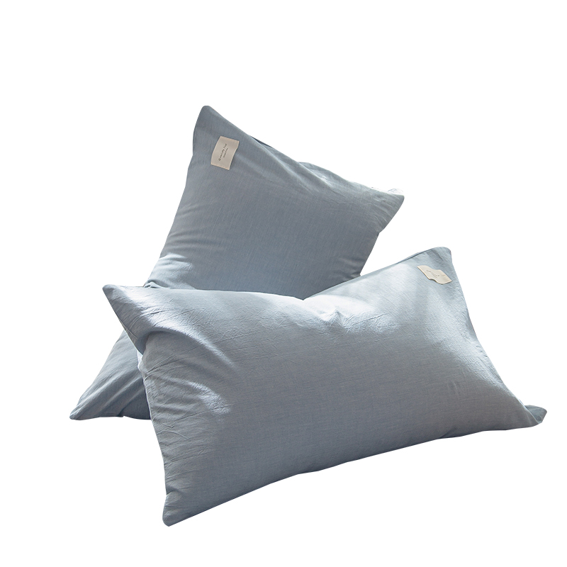 水洗棉枕套全棉纯棉单个宿舍枕头套单人一只装48x74cm枕芯套小号 - 图2