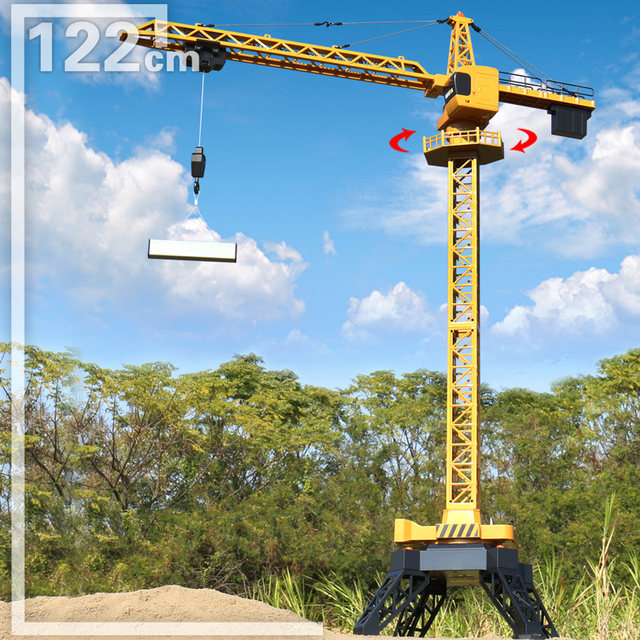 Alloy extra large remote control tower crane