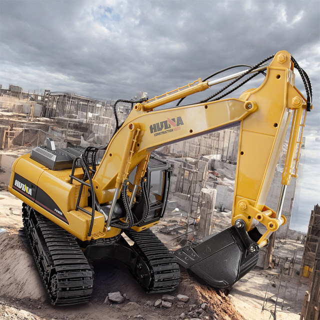 Huina Alloy Extra Large Remote Control Excavator Toy
