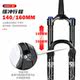 Nannia mountain bike front fork shock absorber air pressure