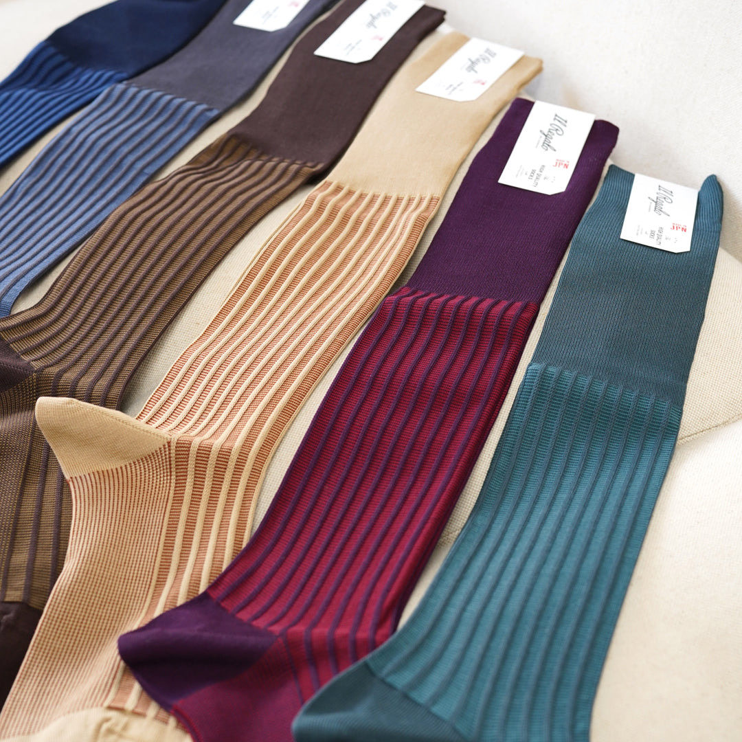 il-regalo 日本男士条纹正装商务袜 及膝袜 条纹提花 ilregalo,淘宝优惠券,粉丝福利购,淘宝优惠卷