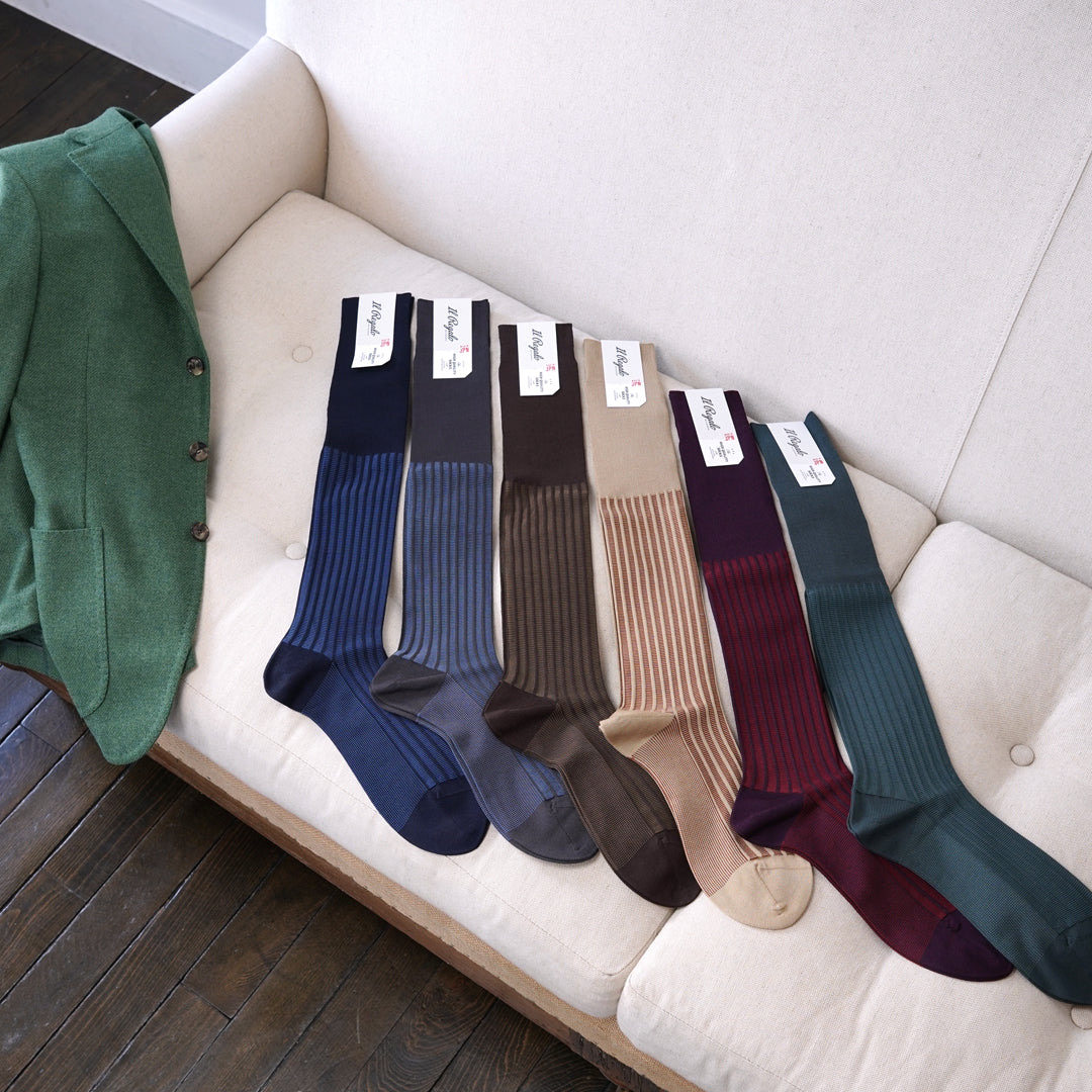 il-regalo 日本男士条纹正装商务袜 及膝袜 条纹提花 ilregalo,淘宝优惠券,粉丝福利购,淘宝优惠卷