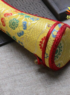 尼泊尔手工缎布面料收纳布包
