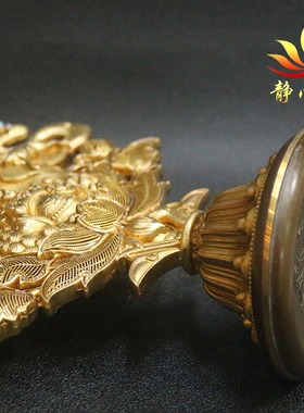 慧宝全铜纯铜摆件套装百宝座八吉祥轮王七政宝八瑞物五妙居家摆件