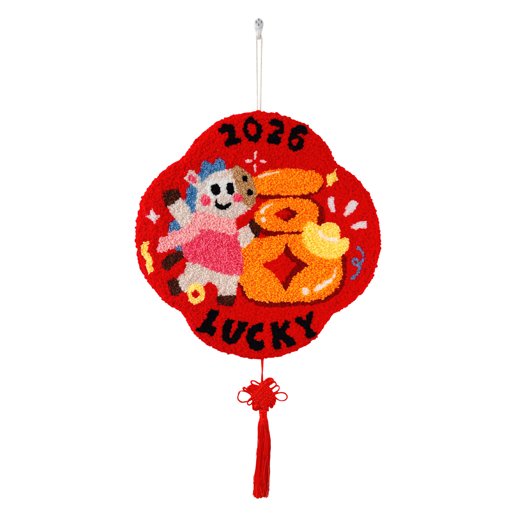 马年戳戳绣新年挂毯材料2026创意手工礼物毛线DIY挂件戳戳乐,淘宝优惠券,粉丝福利购,淘宝优惠卷