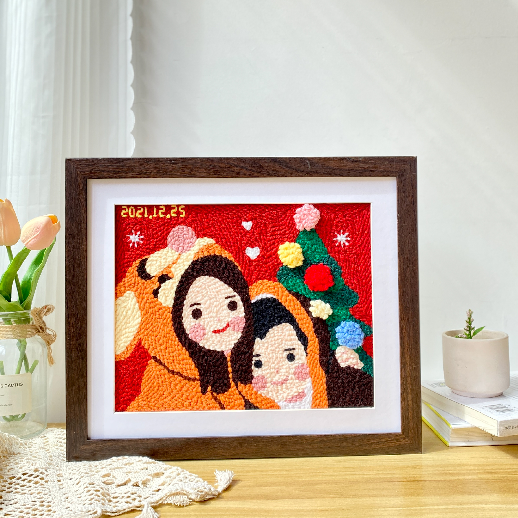 新婚礼物创意喜字戳戳绣照片定制礼品送男朋友结婚手工diy材料包,淘宝优惠券,粉丝福利购,淘宝优惠卷