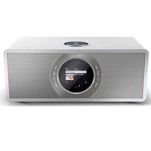 SHARP夏普立体声互联网收音机复古蓝牙音响WiFi闹钟HIFI音箱 - 图1