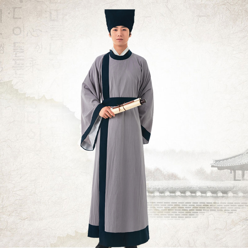 古装汉服古代书生文人诗人老师宋朝明朝范仲淹苏东坡演出服装戏服 - 图1