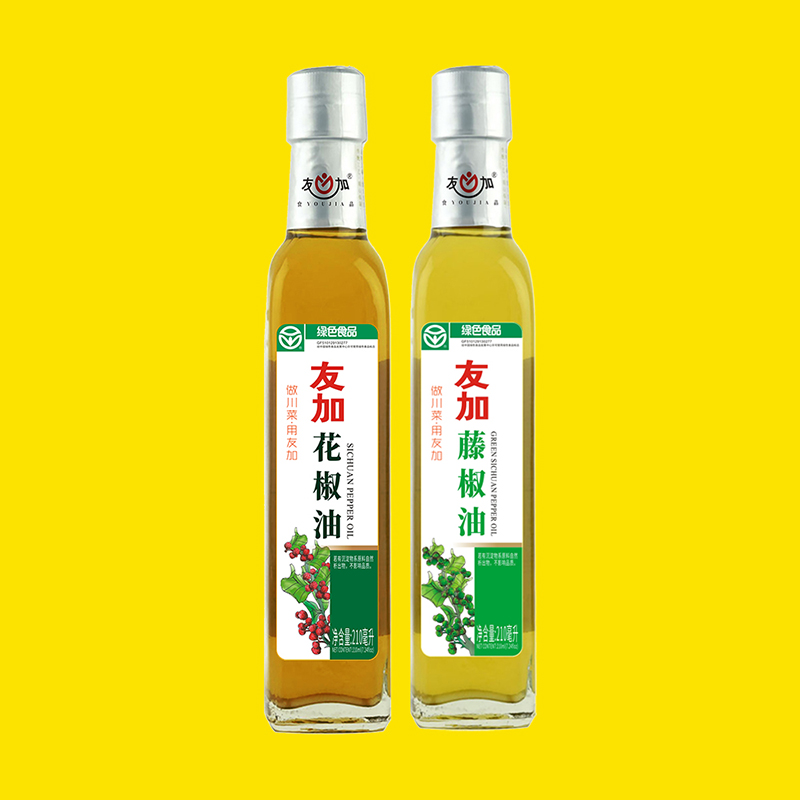 友加花椒油210ml+藤椒油210ml 麻椒油调味火锅蘸碟