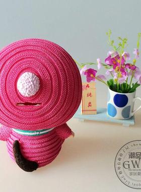 蒙奇奇公仔手办创意装饰摆件卡通