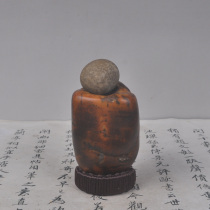 (large fossil Yuhua nest town stone) (J995) large bay stone small stone chishi stone original stone handlebar piece