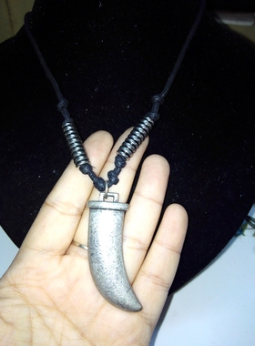 波西米亚风花色雕刻贝壳项链新品