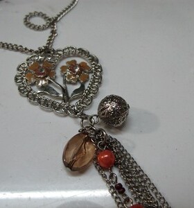 波西米亚风花色耳环项链新品