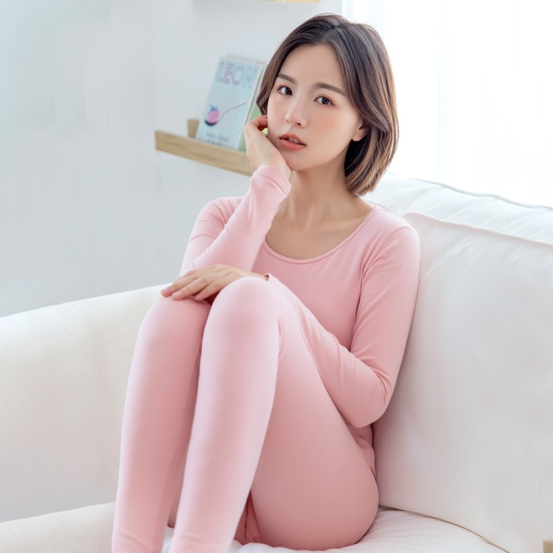 女士纯棉套装少女青年打底秋衣 唐宫美人内衣保暖套装