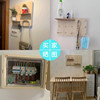 Meter box decorative painted perforated board for hanging items masks