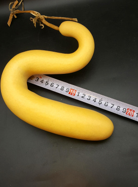 天一阁 文玩精品本长异形袖珍把玩S型迎福招财摆件葫芦手把件天然