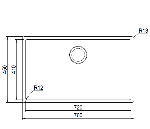 BXX210-72瑞士弗兰卡FRANKE厨房不锈钢水槽台下大单槽BOX210-72 - 图2