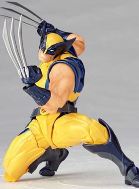 山口式 X-MEN X战警 No.005 金刚狼 罗根 可动人偶手办模型玩具