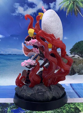 鬼灭之刃 GK 鬼化爆血祢豆子 不发光 动漫手办批发 模型