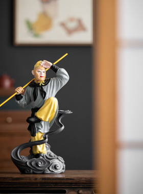 西游记师徒四人摆件大号孙悟空猪八戒唐僧沙僧中式家居摆设