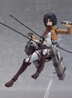 Figma 进击的巨人 三笠203# 艾伦207# 兵长213# 可动 手办模型