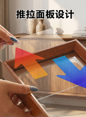 正方形双面亚克力拼豆相框展示架