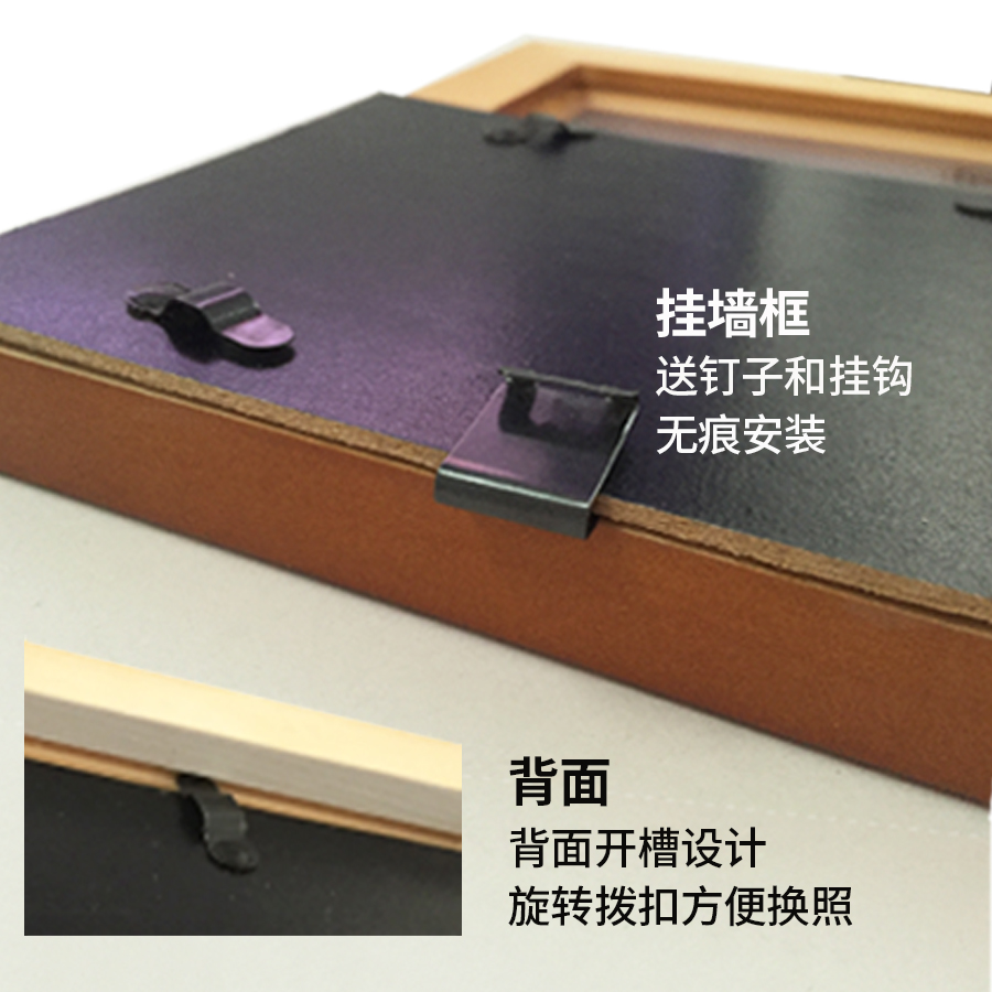 Solid Wood Wall Photo Frame European Style 12 16 18 24 Inch 28 30 36a3a4